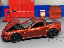 Capô de abertura modelo 2006-2013 Chevy Corvette C6 Z06 Inferno laranja escala 1/64 comprar usado  Enviando para Brazil