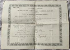 1897 diplome géologie d'occasion  La Motte-Servolex
