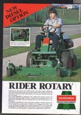 Ransomes rider rotary for sale  DRIFFIELD