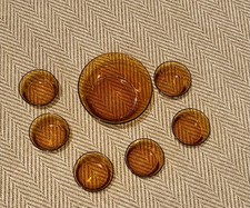Duralex vintage amber for sale  LONDON
