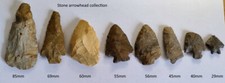Stone age arrowheads for sale  BONNYBRIDGE