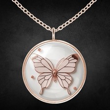 Halskette roségold edelstahl gebraucht kaufen  Abentheuer, Leisen, Schwollen