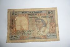 Madagascar billet francs d'occasion  Cosne-Cours-sur-Loire