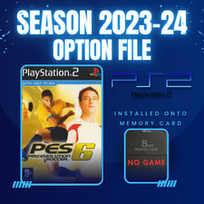 Usado, *Temporada 2023-24* Pro Evolution Soccer 6 Opção Arquivo PS2 Cartão de Memória PlayStation comprar usado  Enviando para Brazil