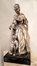 Scultura liberty dama usato  Roma