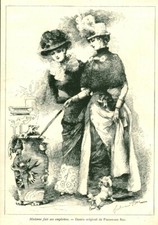 Gravure ancienne 1883 d'occasion  France