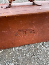 Brown leather suitcase for sale  ABERDEEN