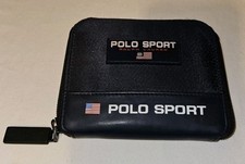 Usado, Vintage Polo Ralph Lauren Esporte Nylon Zíper Carteira Clutch Azul Marinho comprar usado  Enviando para Brazil