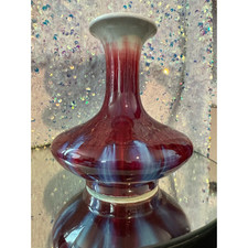 oxblood blown ruby hand vase for sale  Sacramento