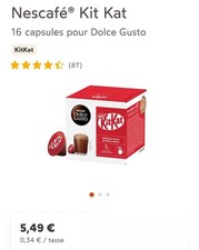 Capsules dolcé gusto d'occasion  Sillé-le-Guillaume