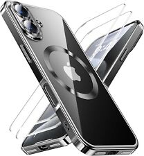 Hülle + 2X Schutzglas für iPhone 16 / 16 Plus Panzerfolie MagSafe Titan Case 9H, usado comprar usado  Enviando para Brazil