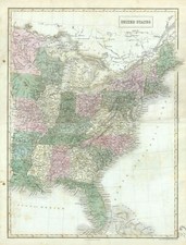 1851 black map d'occasion  Expédié en France