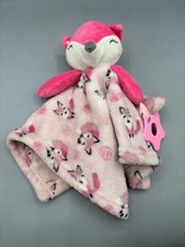 Cobertor de segurança rosa Buba Baby Fox Lovey com pelúcia raposa dentição brinquedo, usado comprar usado  Enviando para Brazil