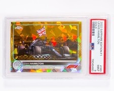 Lewis Hamilton Topps Chrome F1 2022 British Winner Gold Sapphire #160/50 PSA 9 comprar usado  Enviando para Brazil