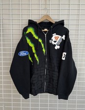 Moletom com capuz DC Monster x Motorsport Ken Block masculino tamanho G zíper completo 43 Ford Racing comprar usado  Enviando para Brazil