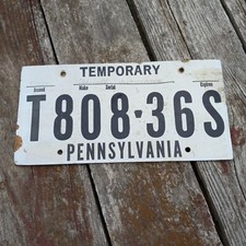 1972 pennsylvania temporary for sale  Kirksville