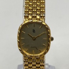 Usado, Vintage Paul Breguette Relógio Feminino 21mm Moldura de Corda Tom Dourado Nova Bateria 6.5" comprar usado  Enviando para Brazil