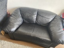 Seater leather sofa for sale  LONDON