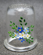 Glass thimble collection for sale  DEESIDE