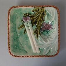 Square majolica serving d'occasion  Expédié en Belgium