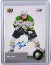 MAX McCUE 21/22 Upper Deck CHL Auto Autógrafo Assinado Signature 13 London Knights comprar usado  Enviando para Brazil