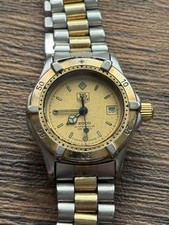 Relógio masculino TAG Heuer 2000 Professional 964.008 mostrador dourado/prata 200M modelo raro comprar usado  Enviando para Brazil