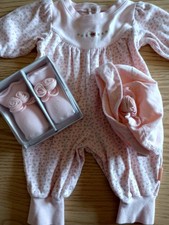 Romper Vintage Gymboree Fine & Dandy Bebê Menina Inverno Layette 1998 Recém-nascido 3-6 M comprar usado  Enviando para Brazil