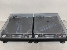 Technics SL-1200MK5 Czarna para z osłoną przeciwpyłową DJ Gramofon System Zestaw 2 szt. Używany na sprzedaż  Wysyłka do Poland