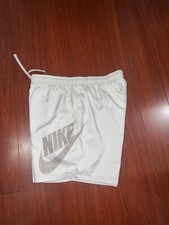 Shorts Nike Woven Flow HBR tamanho grande Swoosh Speck creme grande fino 5” 918899-072 comprar usado  Enviando para Brazil