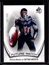 2024 Upper Deck Marvel Studios Anthony Mackie Capitão América #Relógio Futuro /299, usado comprar usado  Enviando para Brazil