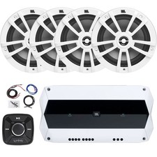 Controle Bluetooth, 4x 6,5" 180W alto-falantes marinhos, 1000W amplificador 4 canais com kit comprar usado  Enviando para Brazil