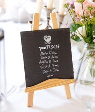 Schiefertafel tischkarten buff gebraucht kaufen  Hannover