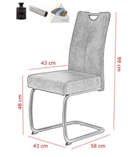 Stuhl sophia 4er gebraucht kaufen  Dornum