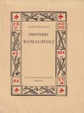 Proverbi romagnoli prima usato  Italia