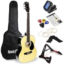 Rockjam acoustic guitar for sale  USA