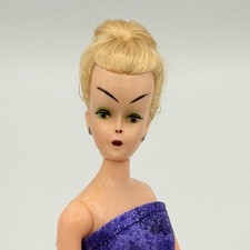 Vintage lata 1950. Hongkong Obraz Lilli Barbie Clone Doll 7-8" - Gejska sukienka parisienne na sprzedaż  Wysyłka do Poland