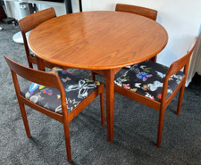 Round teak table for sale  CORBY