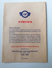 simson papiere gebraucht kaufen simson papiere gebraucht kaufen Berlin