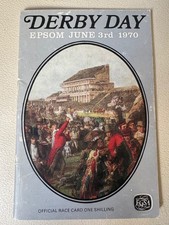 Epsom derby racecard for sale  MORDEN