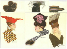 Hats reproduced postcards for sale Hats reproduced postcards for sale  DISS