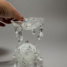 Crystal bobeche teardrops for sale  Naples