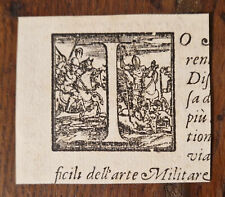 Capolettera xilografico del usato  Torrita Tiberina