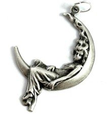 Woman crescent moon for sale  Cranford