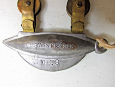 Usado, Polia de pesca chumbo e latão Wagner & Son chumbada de pesca #3 peixe antigo década de 1920 comprar usado  Enviando para Brazil