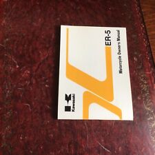 Owner manual kawasaki for sale  SEVENOAKS