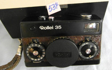 Rollei braunes leder gebraucht kaufen  Berlin