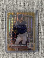 2025 Bowman Chrome Paulino Santana ouro/50! Rangers comprar usado  Enviando para Brazil