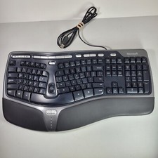Usado, Teclado Microsoft 4000 v1.0 KU-0462 natural ergonômico USB com fio Ergo *Testado* comprar usado  Enviando para Brazil