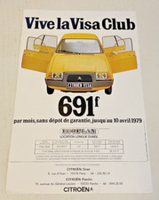 Feuillet publicitaire citroen d'occasion  Quarré-les-Tombes