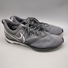 Tênis de corrida Nike masculino Zoom Strike AJ0189-002 cinza tamanho 12.5, usado comprar usado  Enviando para Brazil